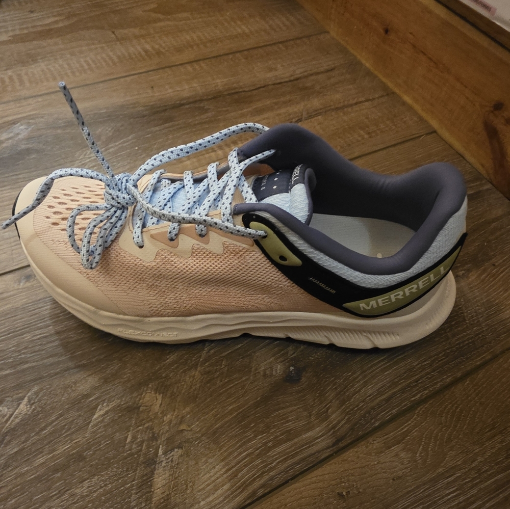 Merrell Women's Antora 4 Pink Salt/Ice Blu - Picture 3 of 5
